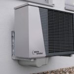 Wall-mounted air-source heat pump unit